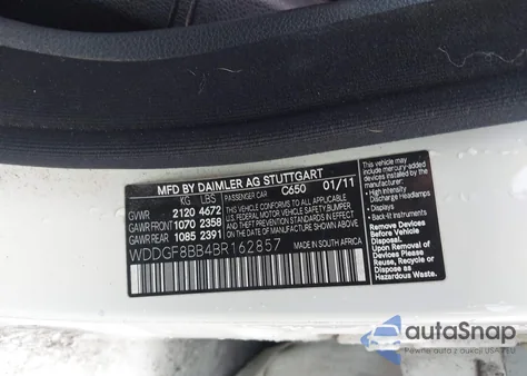 2011 Mercedes-Benz C 300 Sport 4Matic from USA, damaged, VIN WDDGF8BB4BR162857